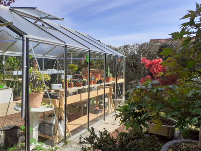 Invernadero Aluline R305H - 3,06 x 3,71m - 11,35m²