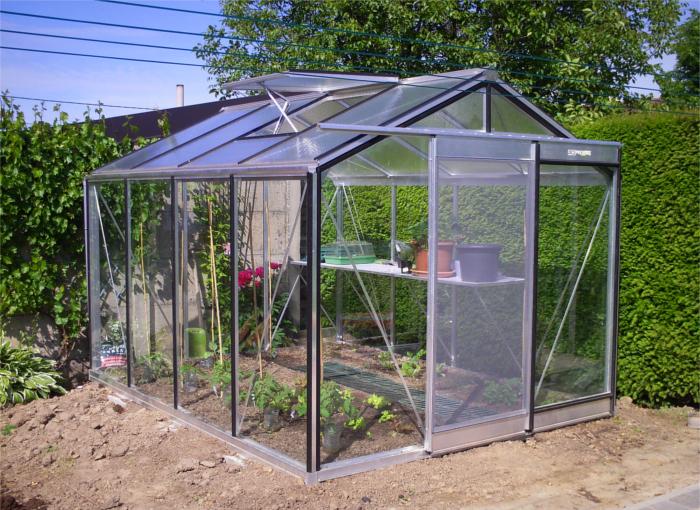 Invernadero de jardin en vidrio ACD R204