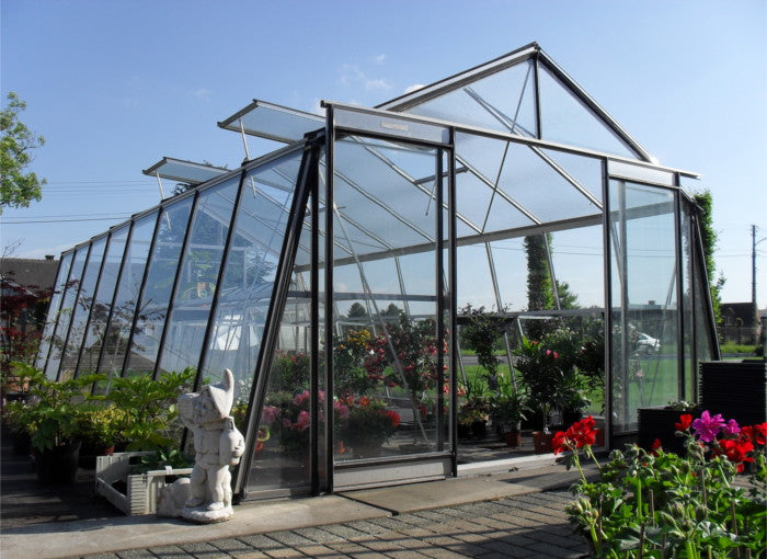 Invernaderos de cristal y aluminio para jardín o terraza